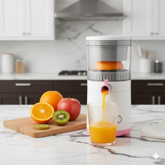 Electric Citrus Juicer : Ideal for juicing halved citrus fruits
