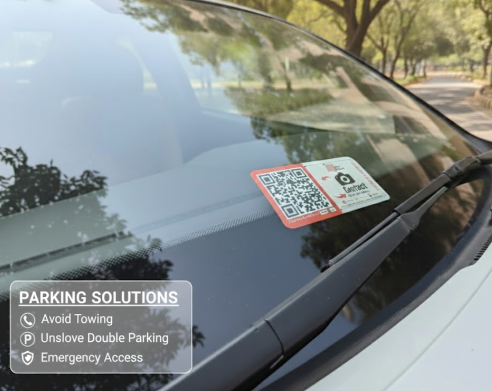 QR Stickers for Car – Get Notified Instantly When Your Car is Parked Wrong
